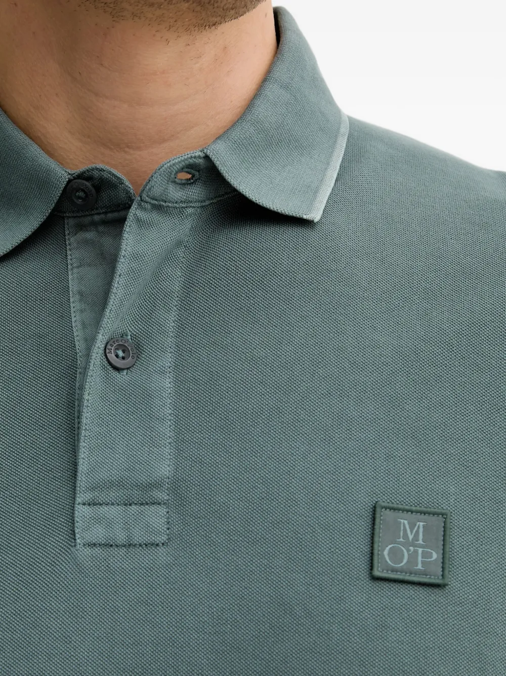Marc O'Polo Poloshirt met logopatch Groen