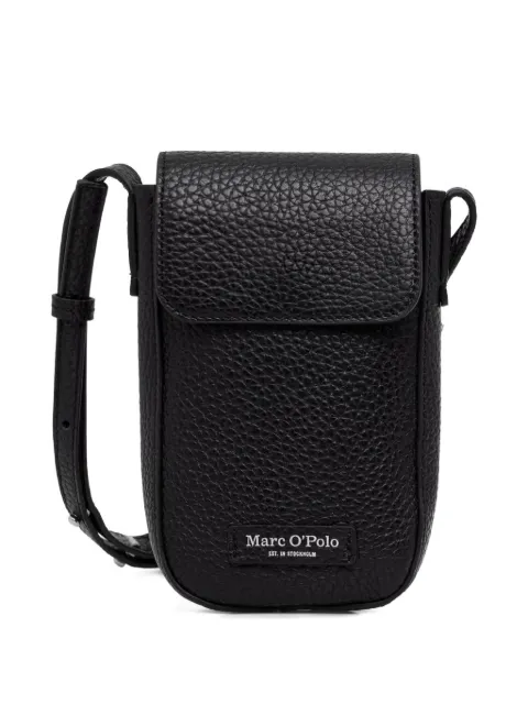 Marc O'Polo grained-leather phone bag