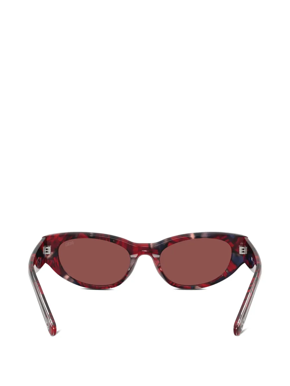 Diesel Zonnebril met cat-eye montuur Rood