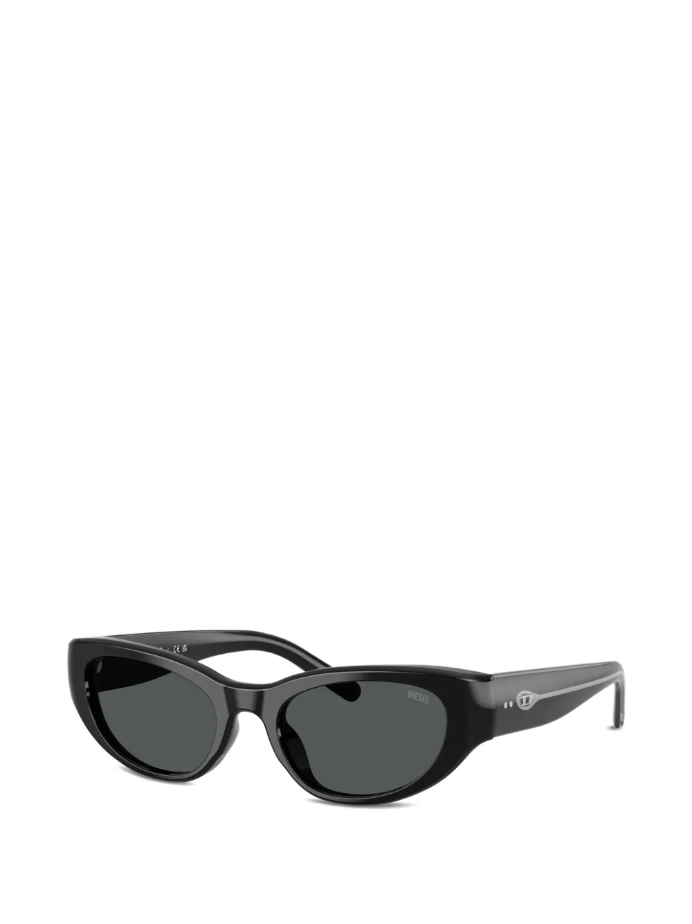 Diesel Zonnebril met cat-eye montuur Zwart