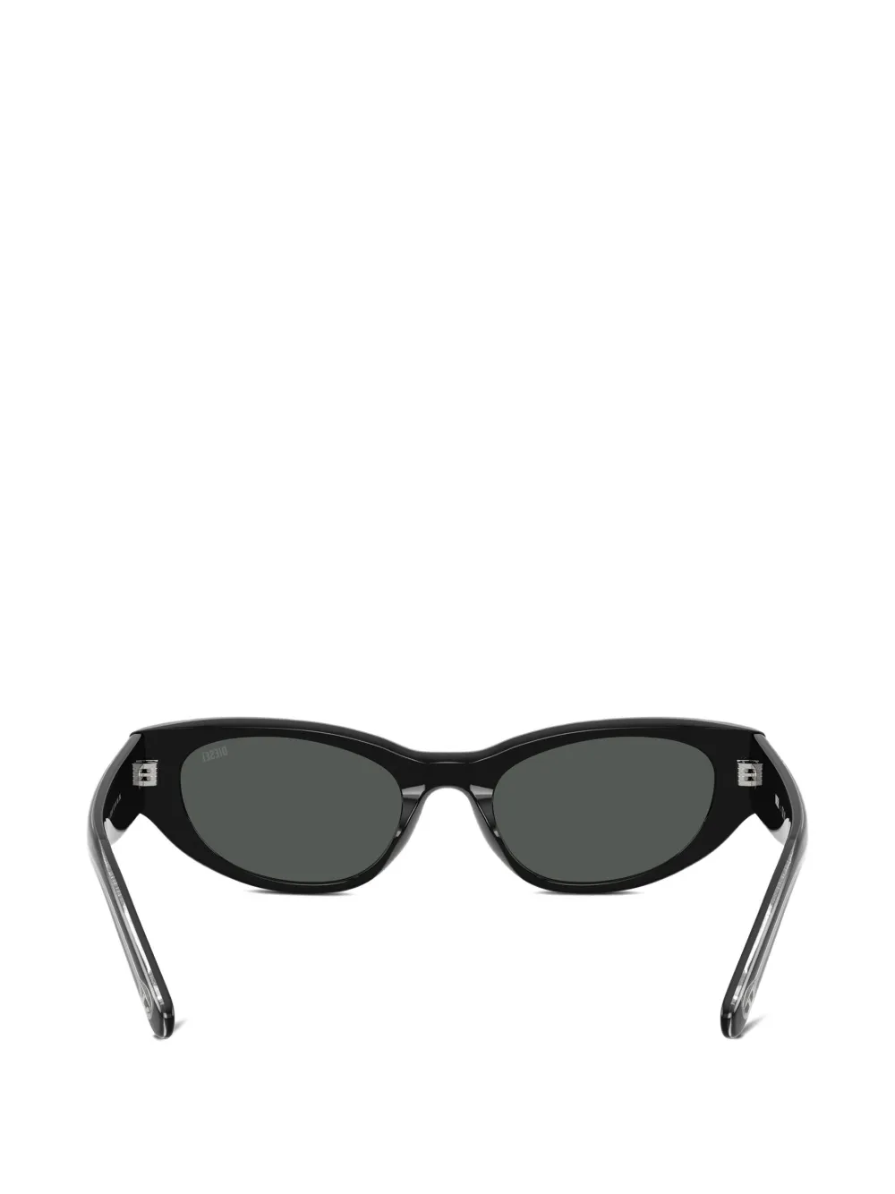 Diesel Zonnebril met cat-eye montuur Zwart