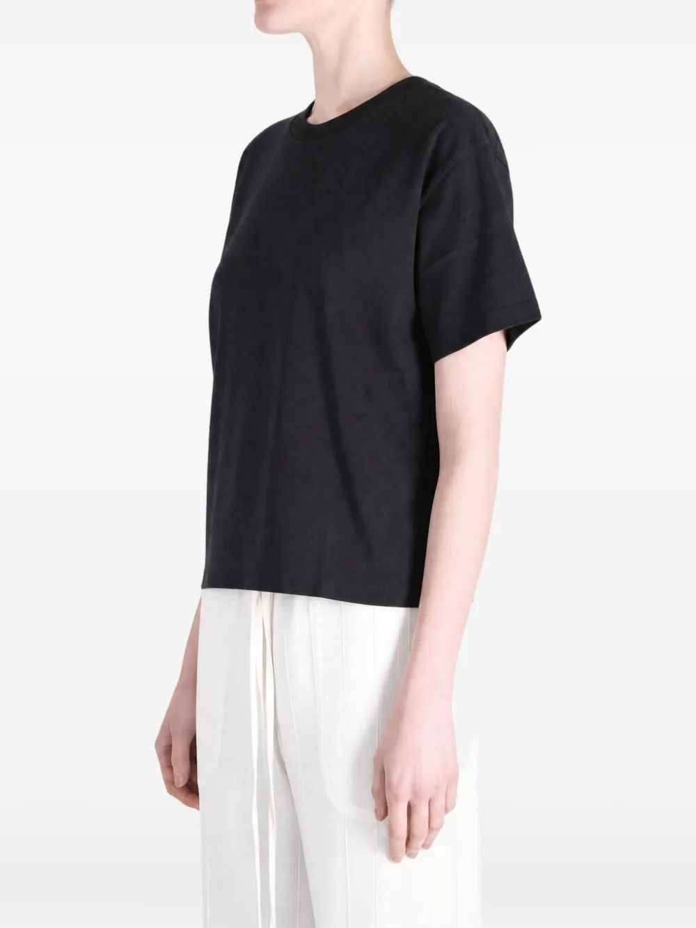 Auralee T-shirt met korte mouwen Zwart