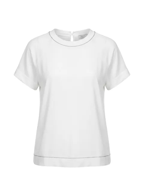 Peserico trim-detail T-shirt