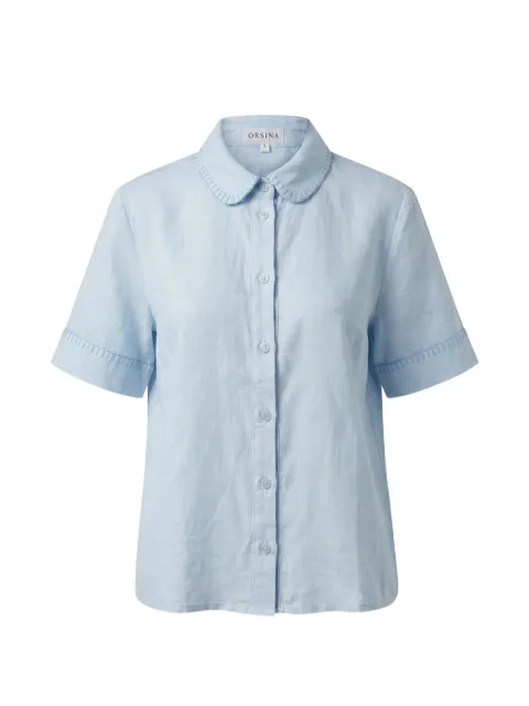 orsina embroidered short-sleeved shirt