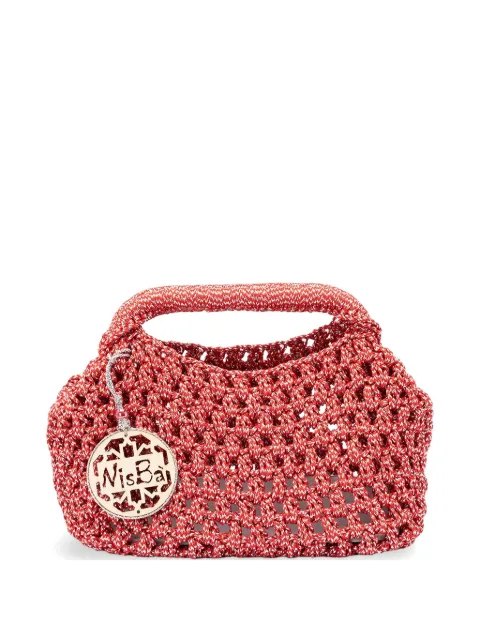 NisBà crochet-knit tote bag