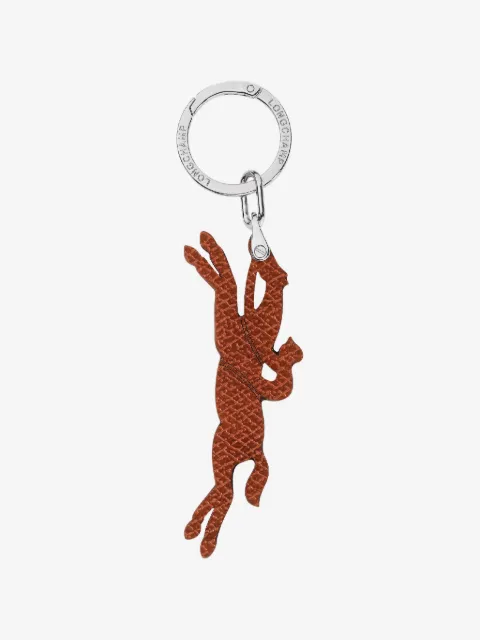 Longchamp llavero Le Pliage Original con motivo de caballo