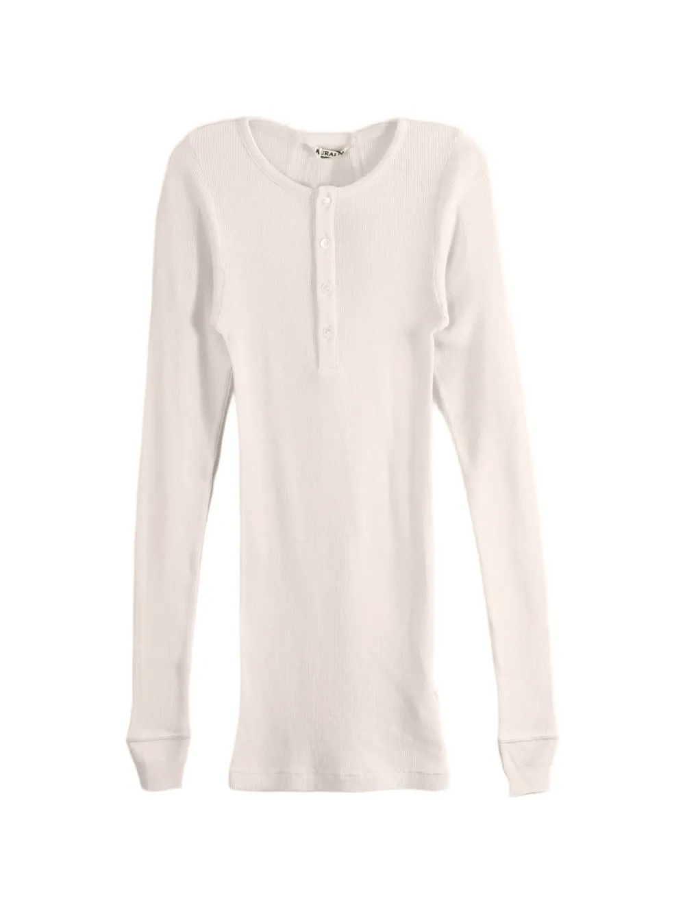 Auralee ribbed-knit long-sleeve top - Toni neutri