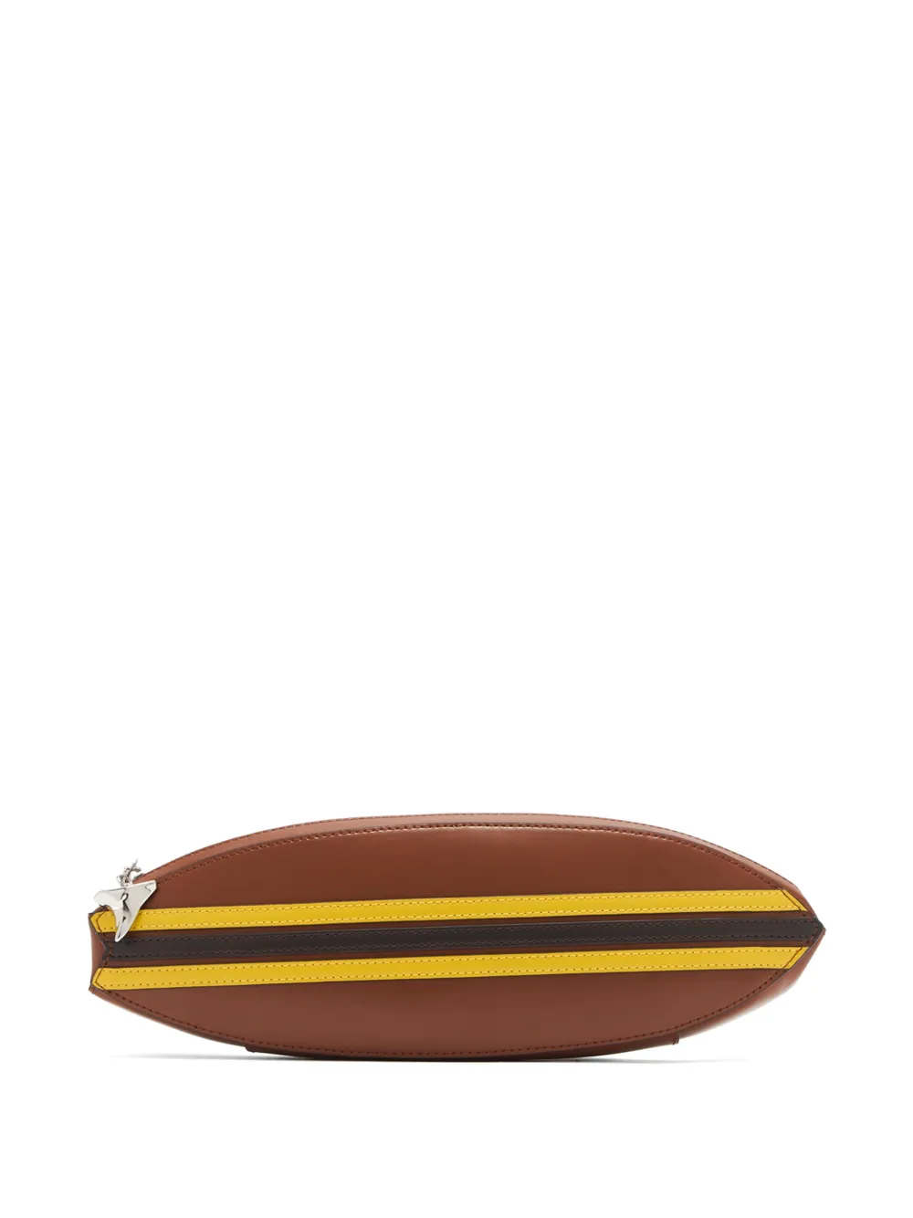 STAUD striped surfboard clutch bag - Marrone