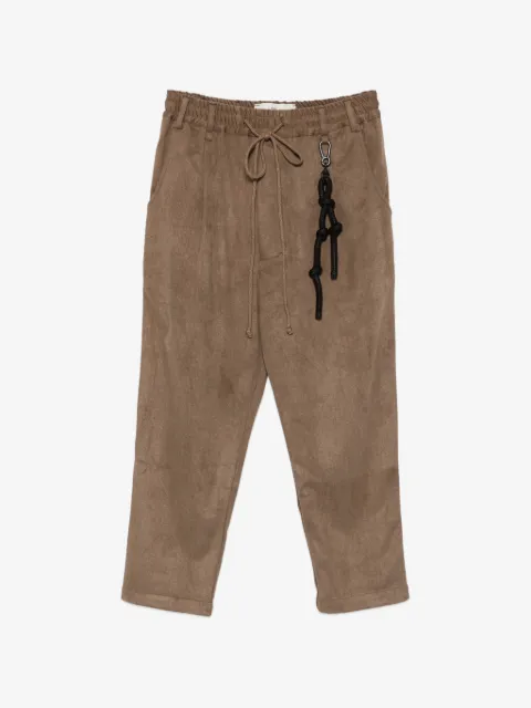 Song For The Mute drawstring-waist rope-detail trousers