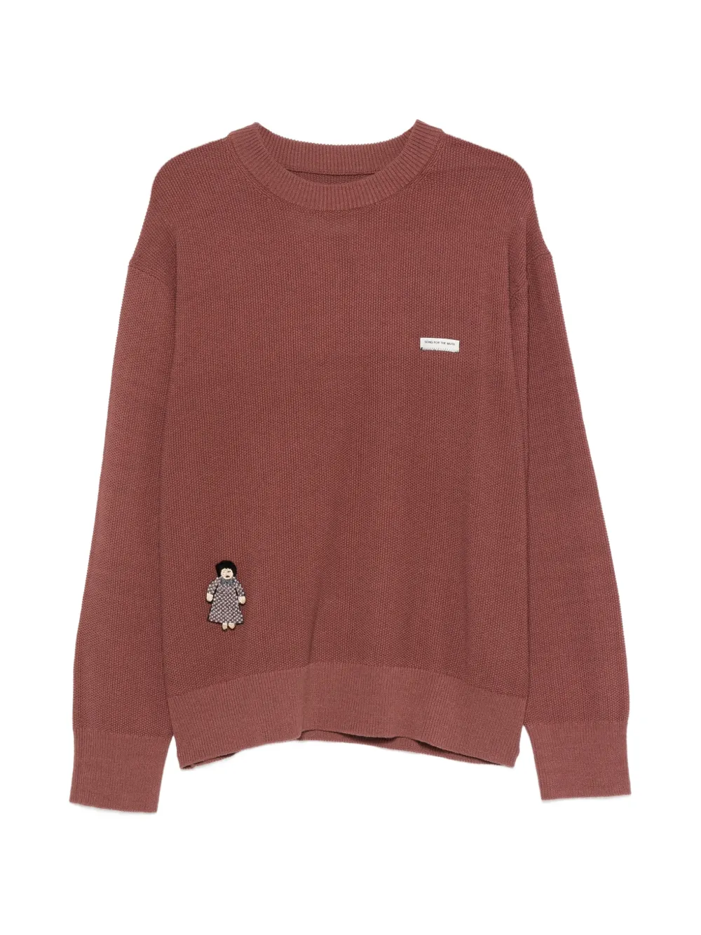 Song For The Mute crew-neck sweater - Marrone