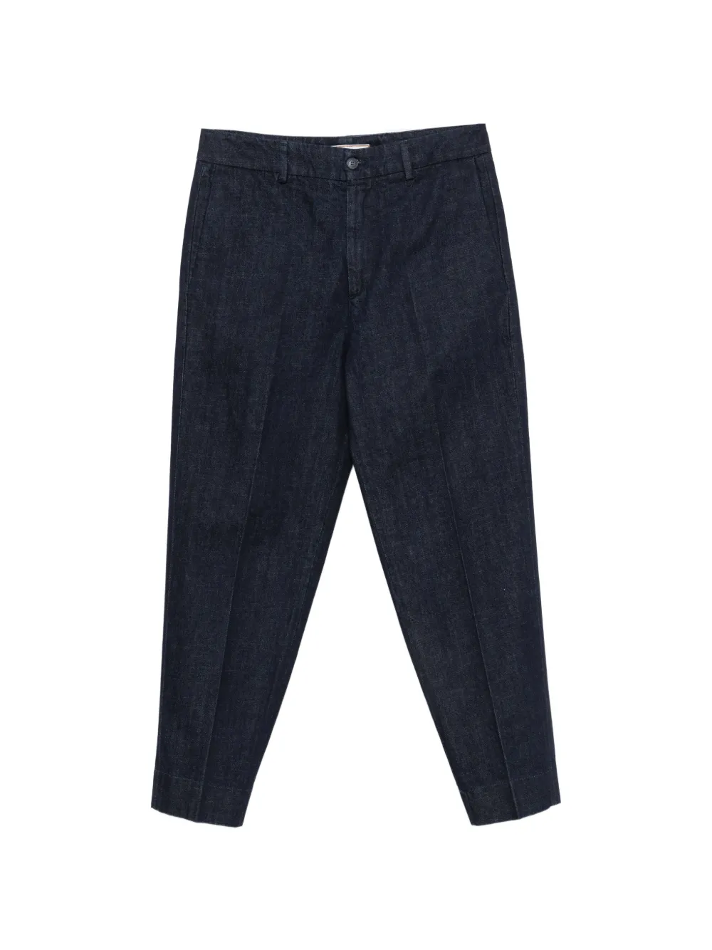 BONHEUR pressed-crease straight-leg jeans - Blu
