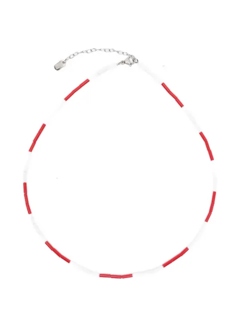 COLLANINE COLORATE color-block beaded necklace