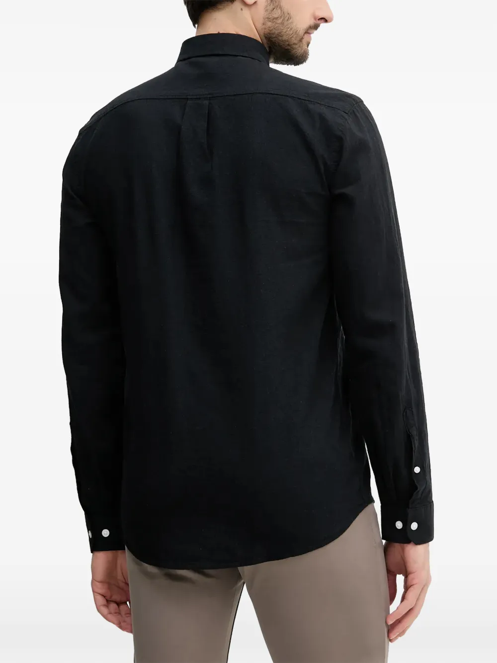 Lindbergh Button-down overhemd Zwart