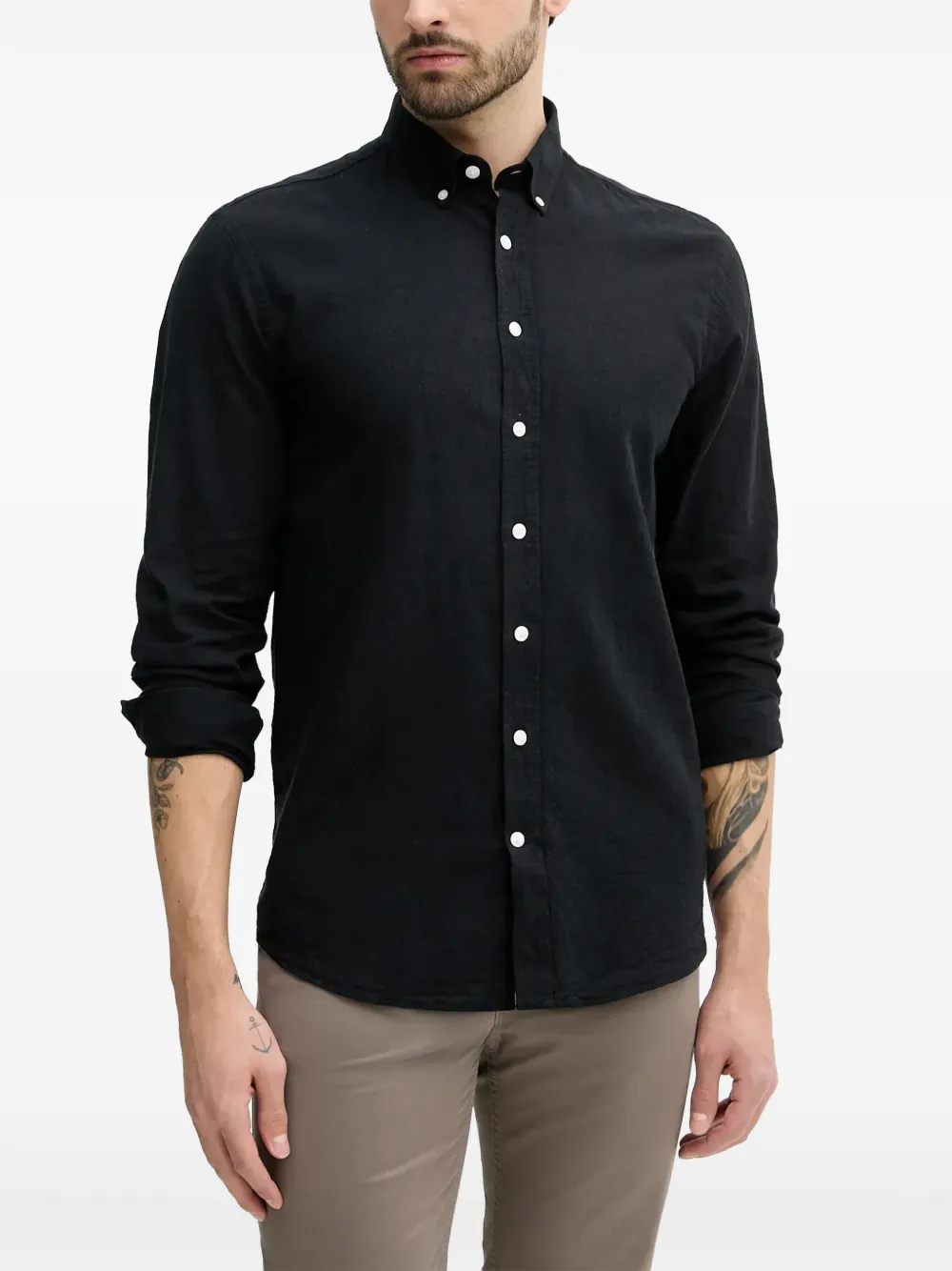 Lindbergh button-down long-sleeve shirt