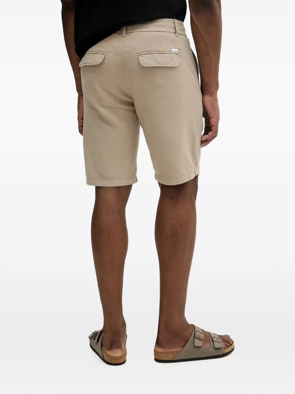 Lindbergh drawstring-waist shorts Beige