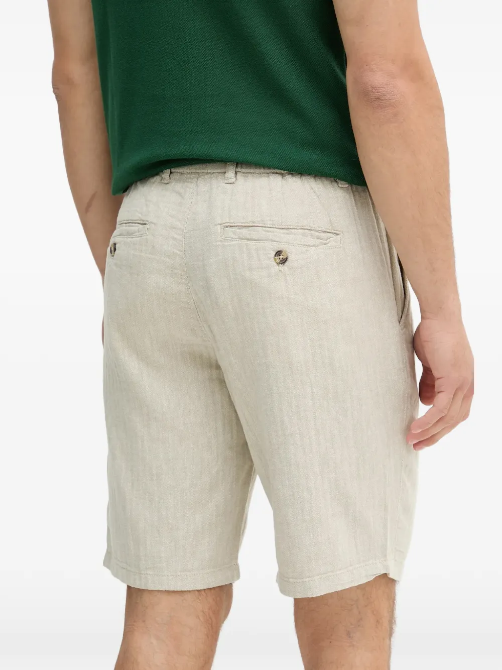Lindbergh Shorts met trekkoord Beige