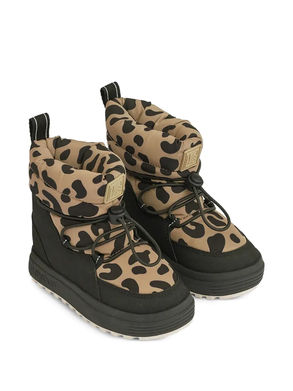 Liewood Zoey leopard-print toggle-fastening boots - Nero