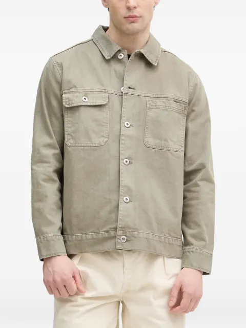 Lindbergh button-up pocket-detail shirt jacket