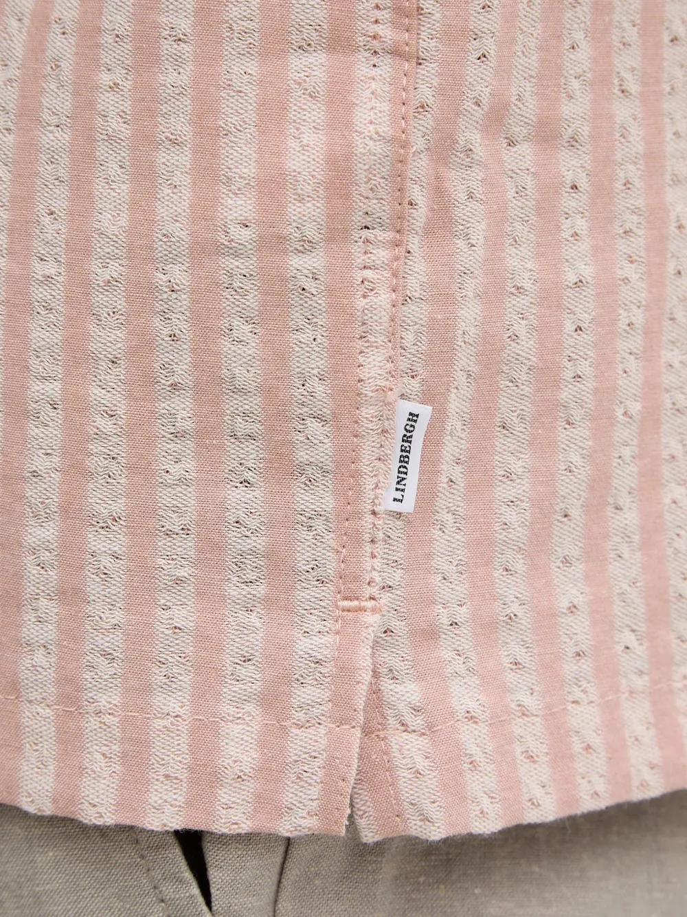 Lindbergh Gestreept overhemd Roze