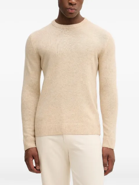 Lindbergh crew-neck ribbed-trim sweater