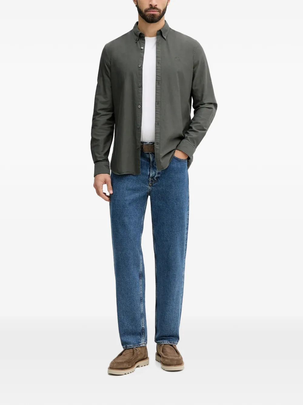 Lindbergh Button-down overhemd Groen