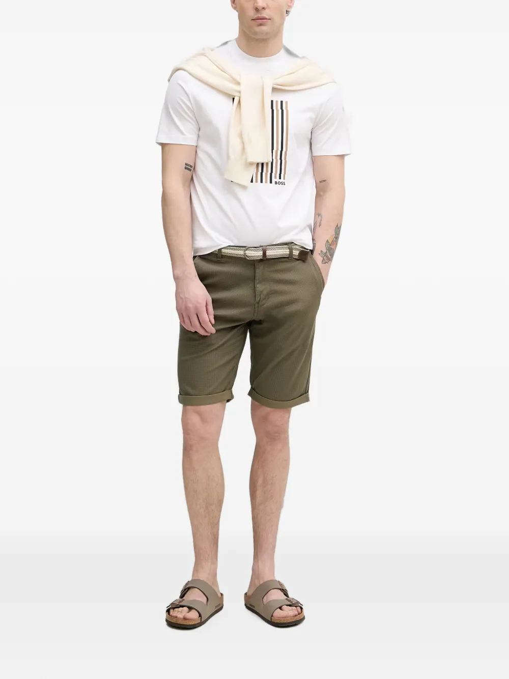 Lindbergh Chino shorts Groen