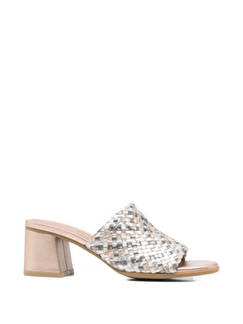 Carmela woven block-heel sandals