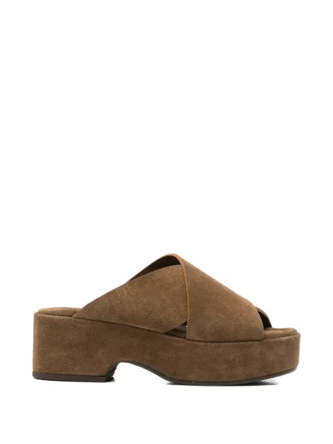 curiositè criss-cross platform sandals