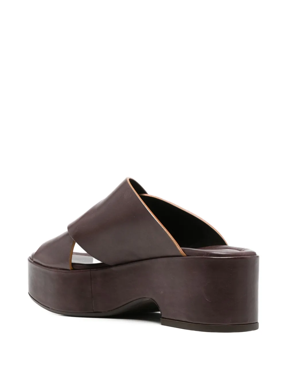 curiositè crossover-strap platform sandals Bruin