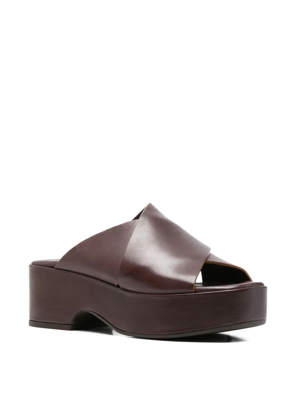 curiositè crossover-strap platform sandals Bruin