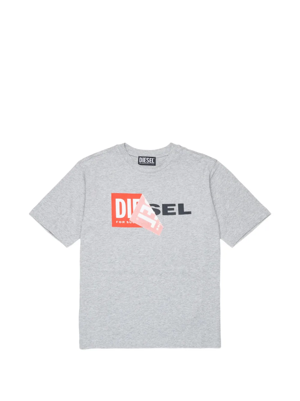 Diesel Kids logo-print T-shirt - Grigio