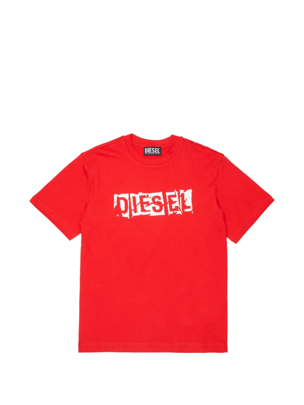 Diesel Kids logo-print T-shirt - Rosso