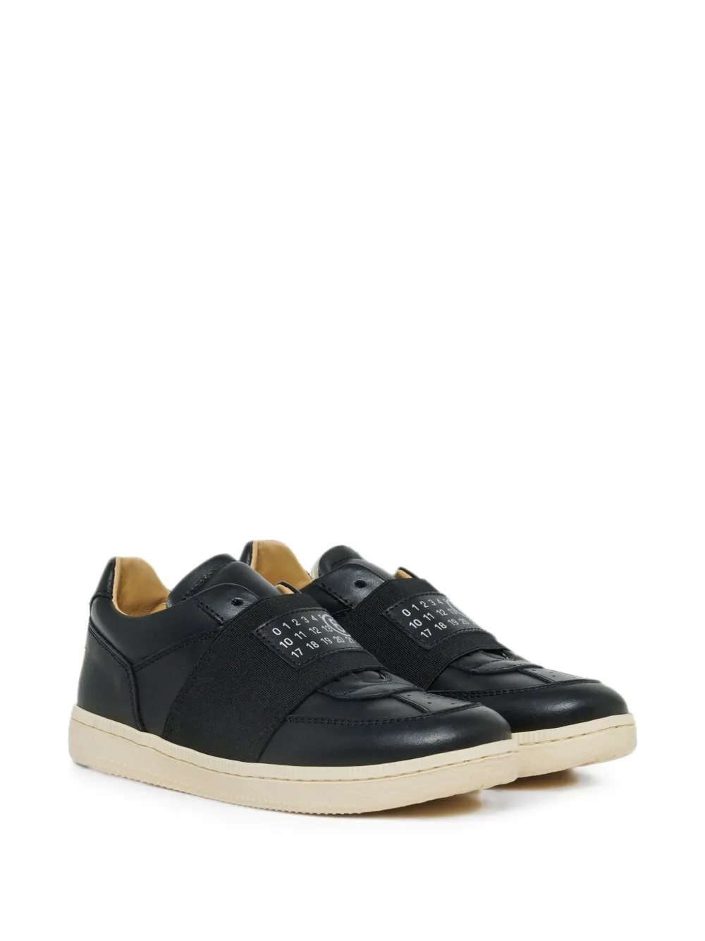 MM6 Maison Margiela Kids elasticated-strap sneakers Zwart