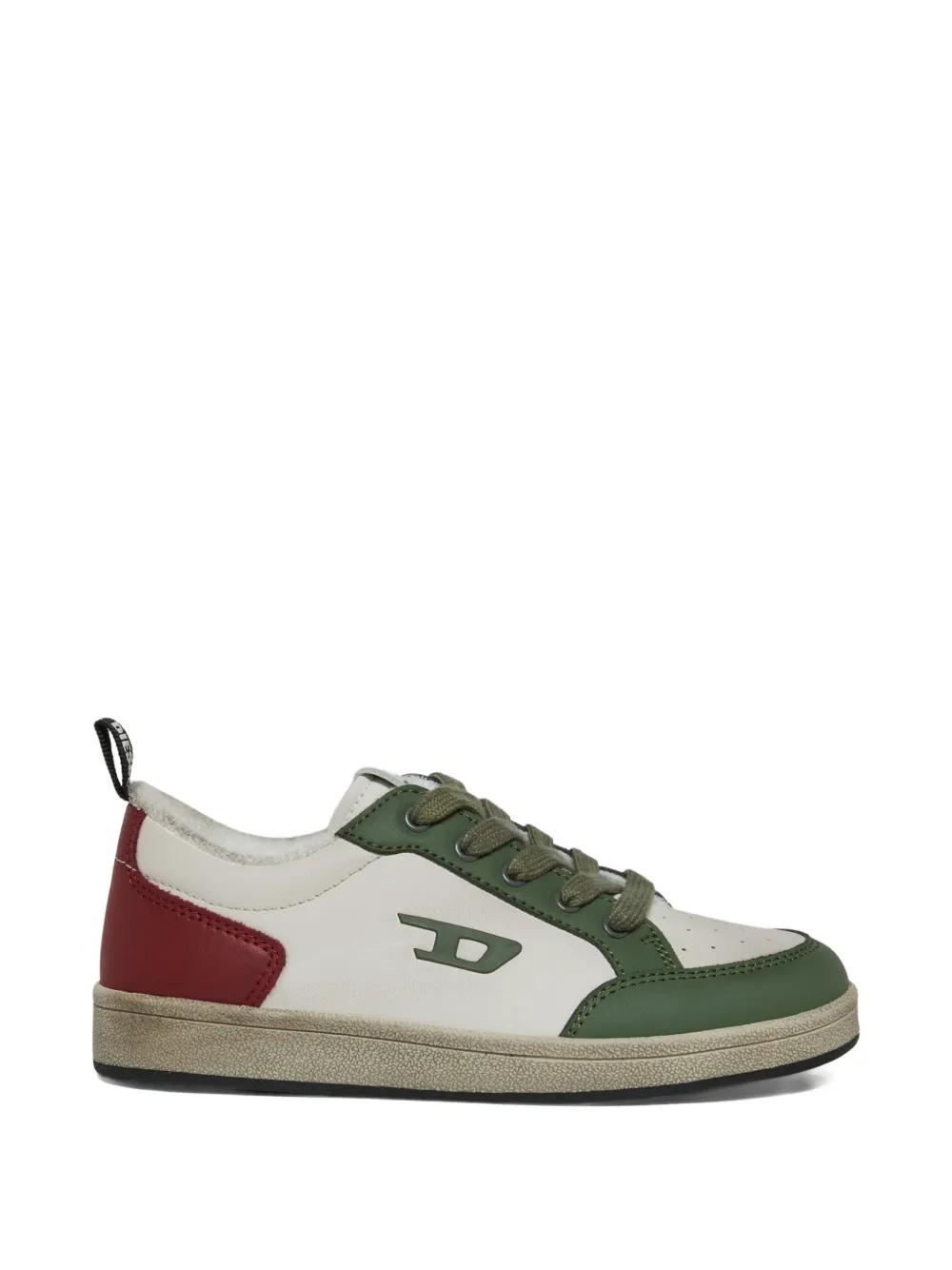 Diesel Kids baskets S-Kirjy à patch logo - Blanc