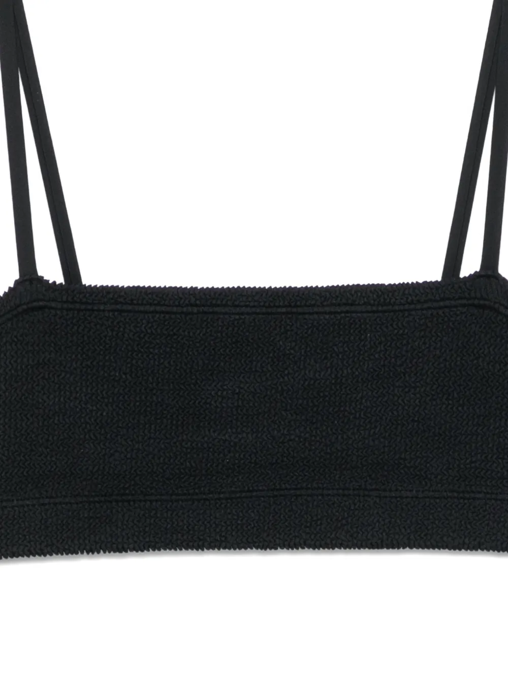 Hunza G Gekreukte bikini Zwart