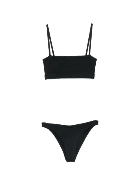Hunza G bikini con efecto arrugado