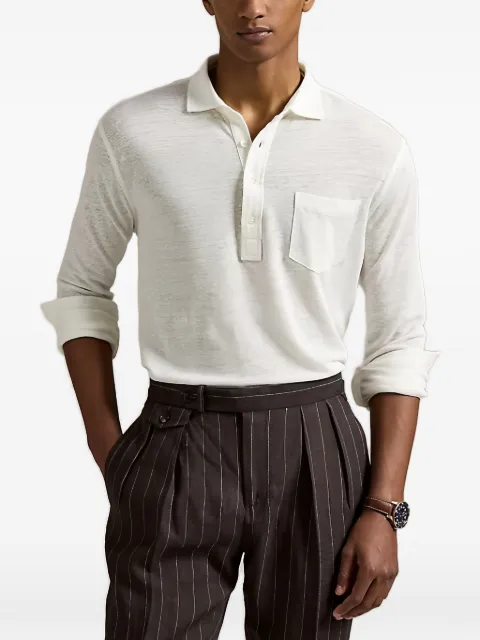 Polo Ralph Lauren playera tipo polo de tejido fino