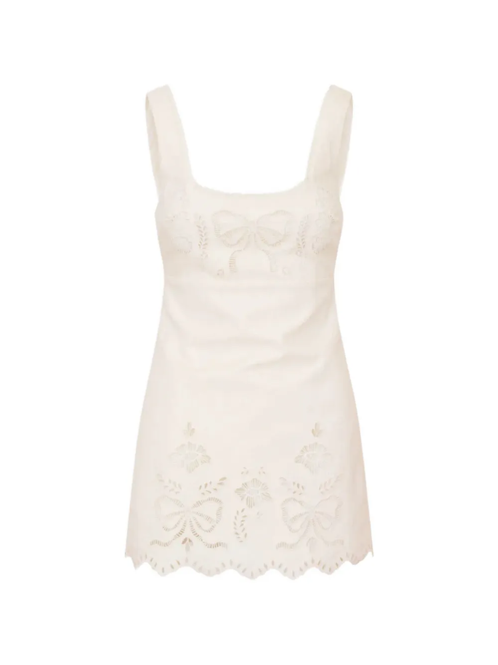 LoveShackFancy Fable mini dress - Bianco