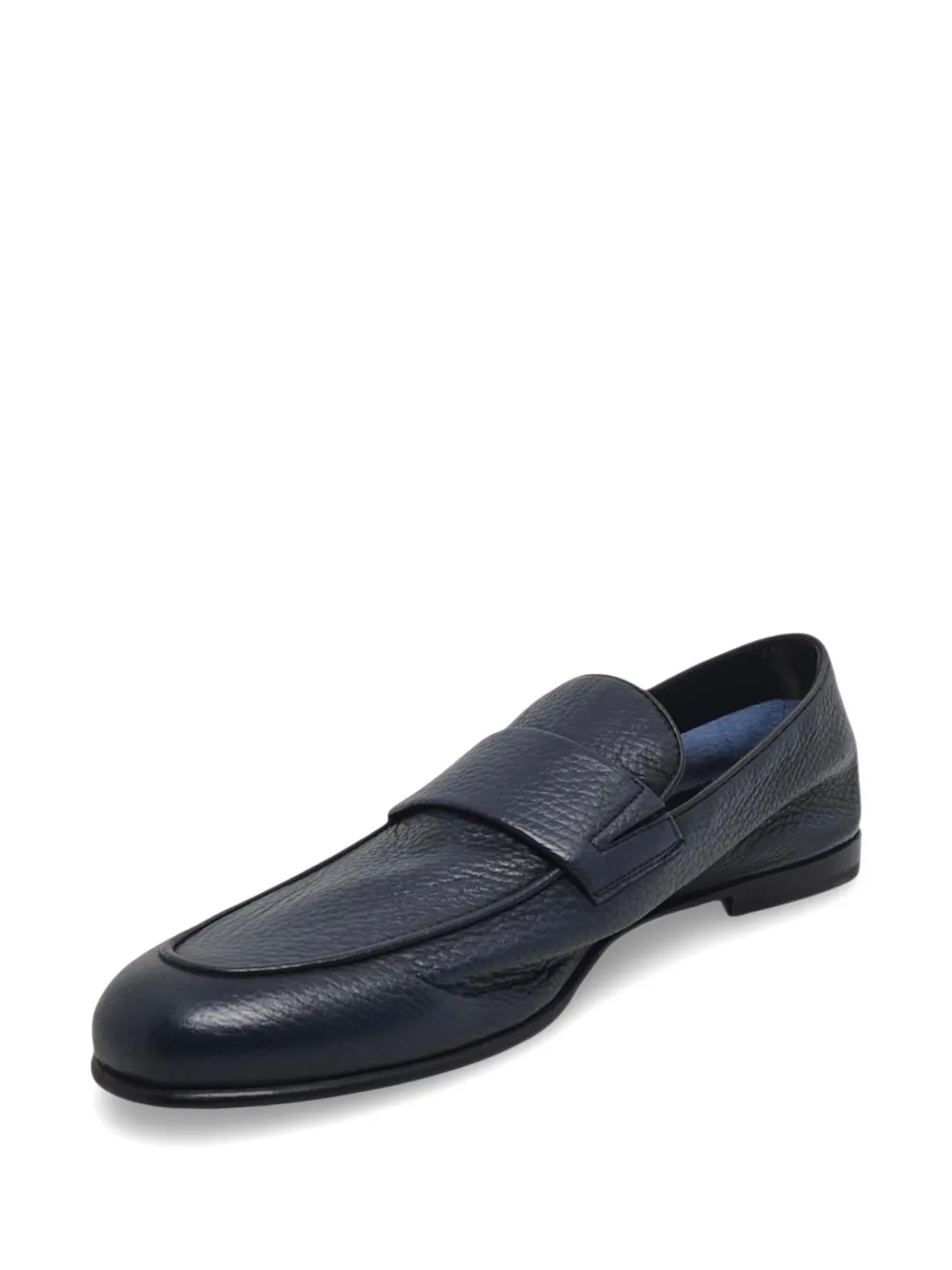 Barrett grainy leather loafers Bruin