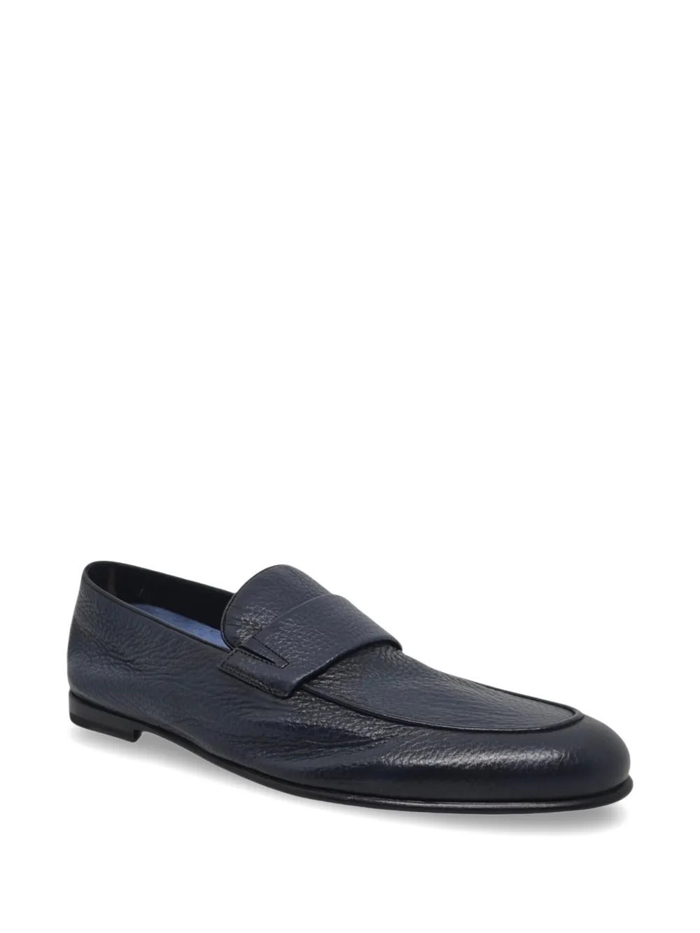 Barrett grainy leather loafers Bruin