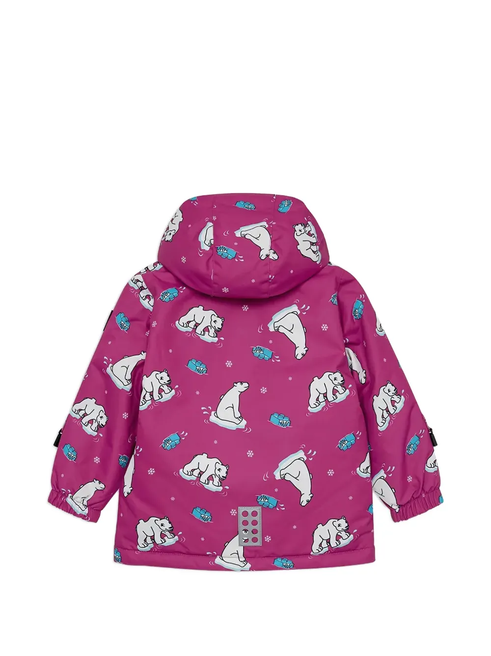 Lego Jack met capuchon en ijsbeer-print Roze