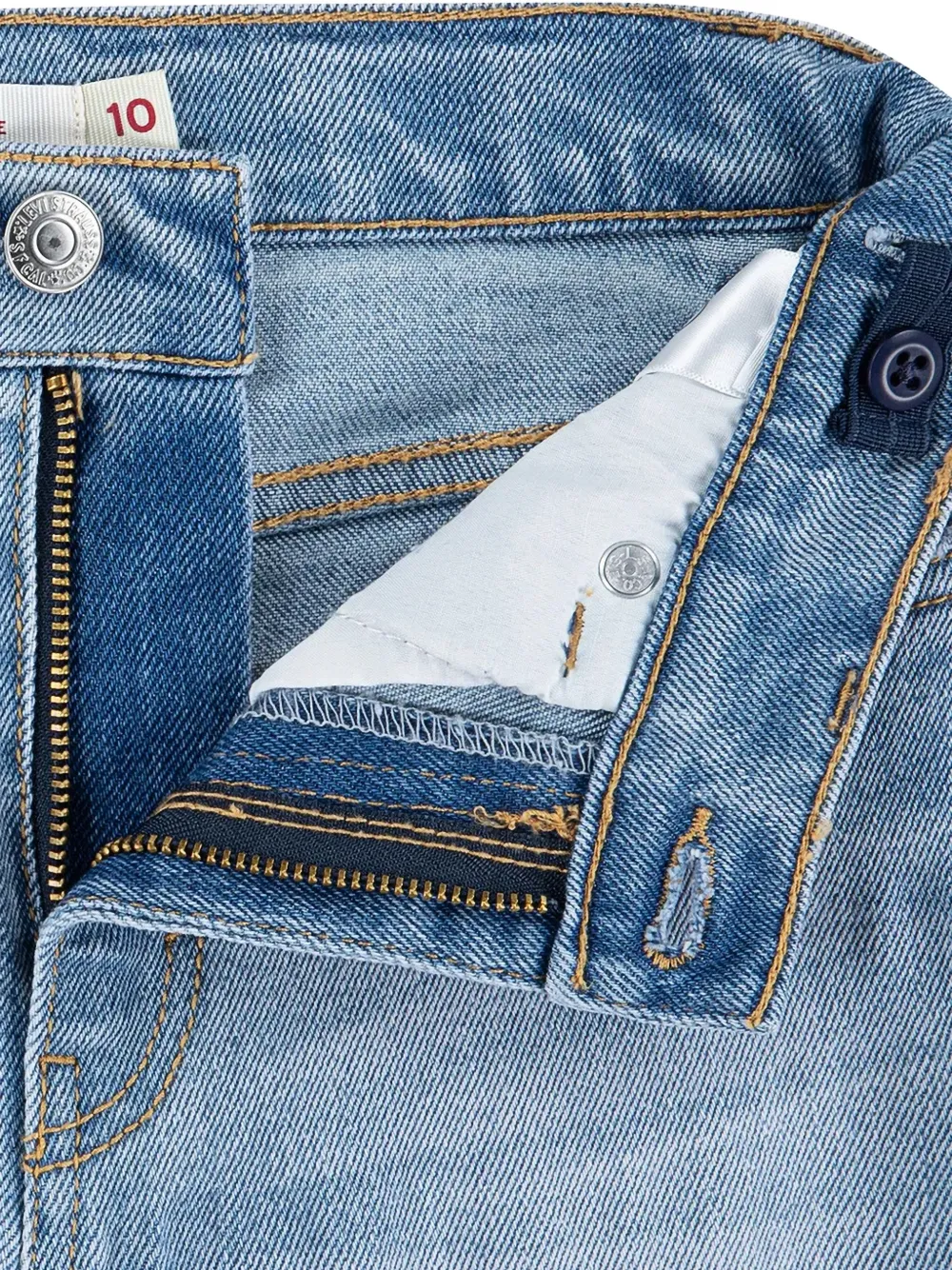 Levi's Kids Baggy Flare distressed jeans Blauw