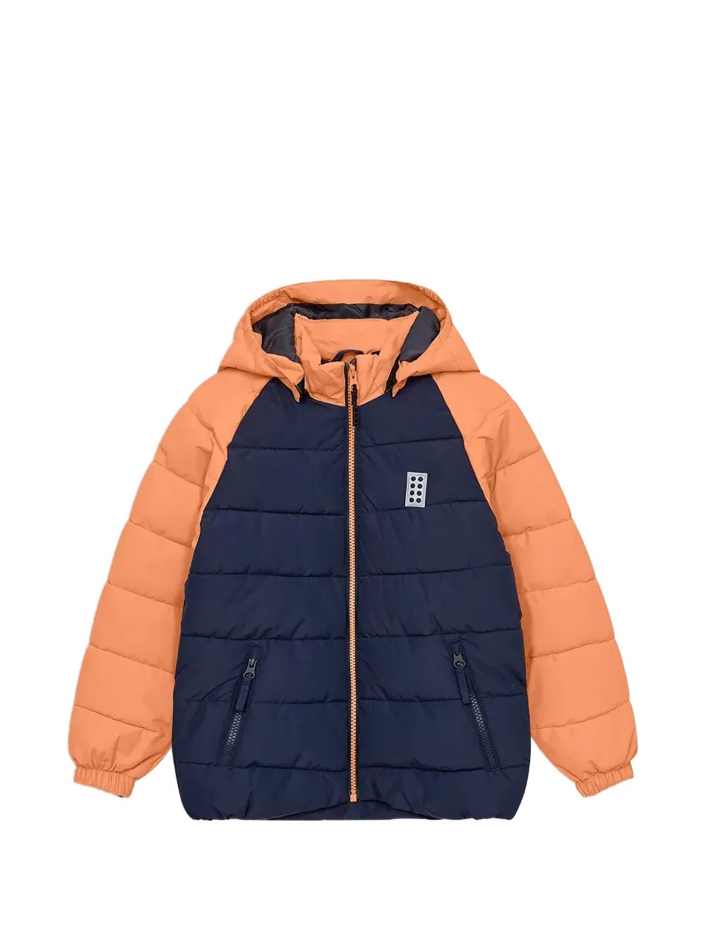 Lego colour-block quilted jacket - Blu