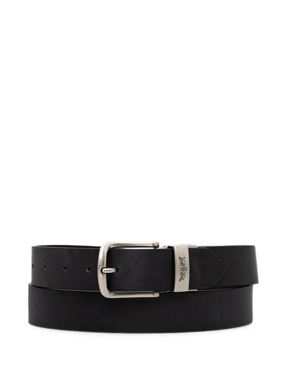 Levi's Logo-engraved Buckle Belt In Black