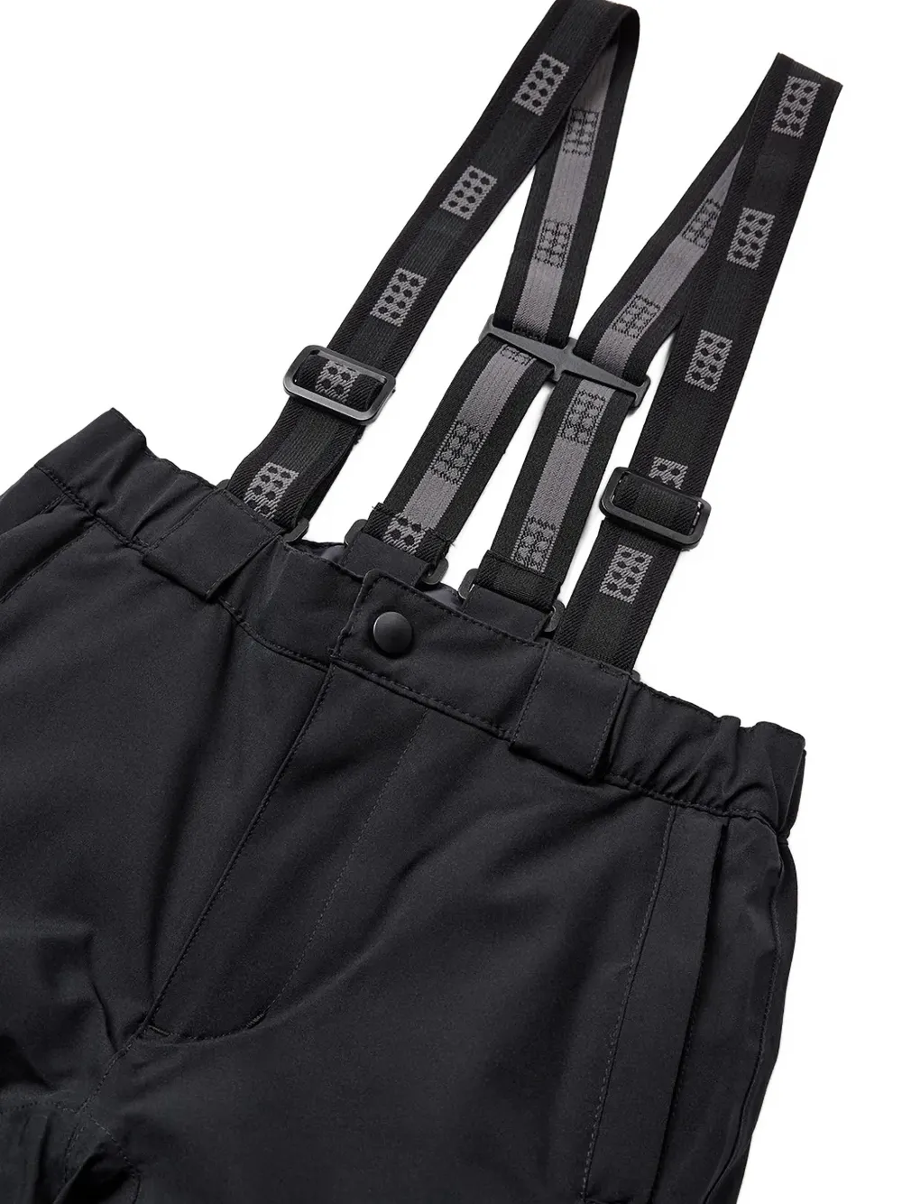 Lego Lwpowai 708 logo-patch braces ski pants Zwart