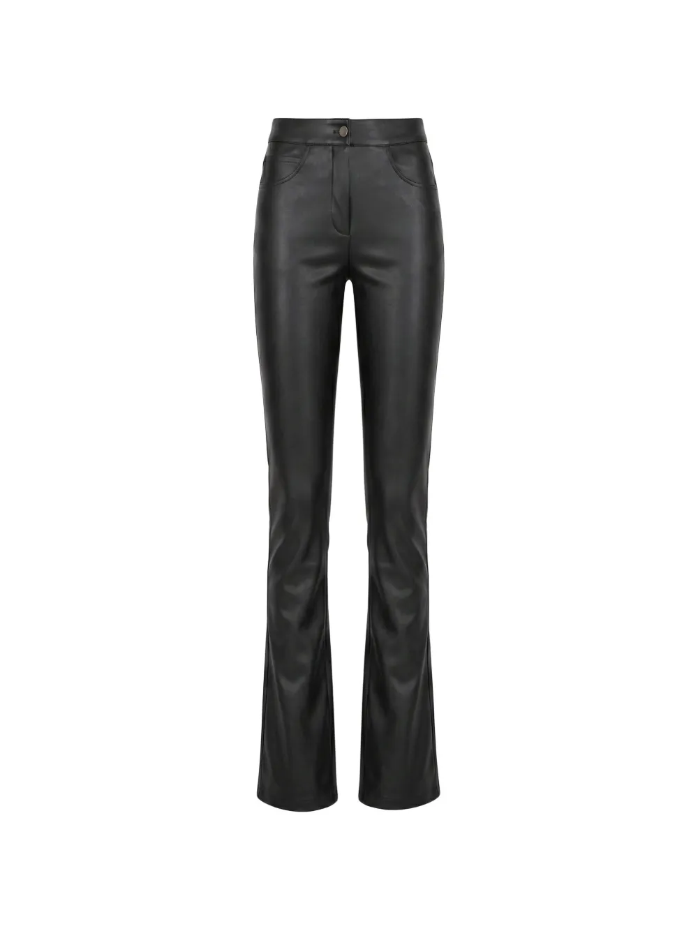 Almaz lace-insert zip-detail trousers - Nero