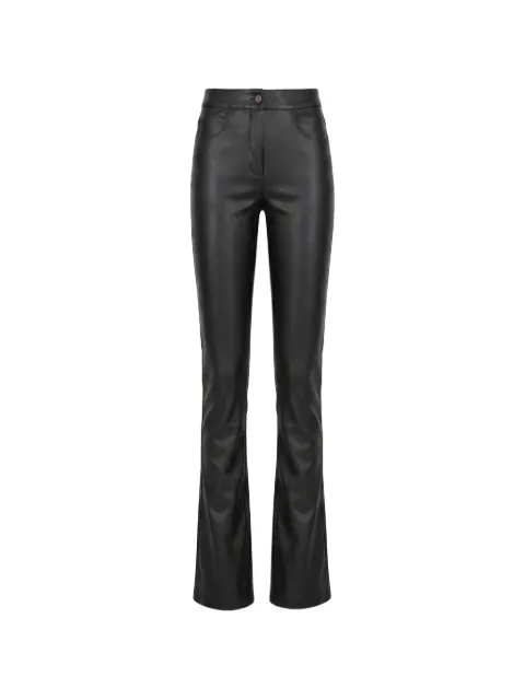 Almaz lace-insert zip-detail trousers