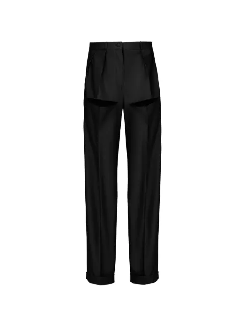 Almaz cut-out pleated trousers