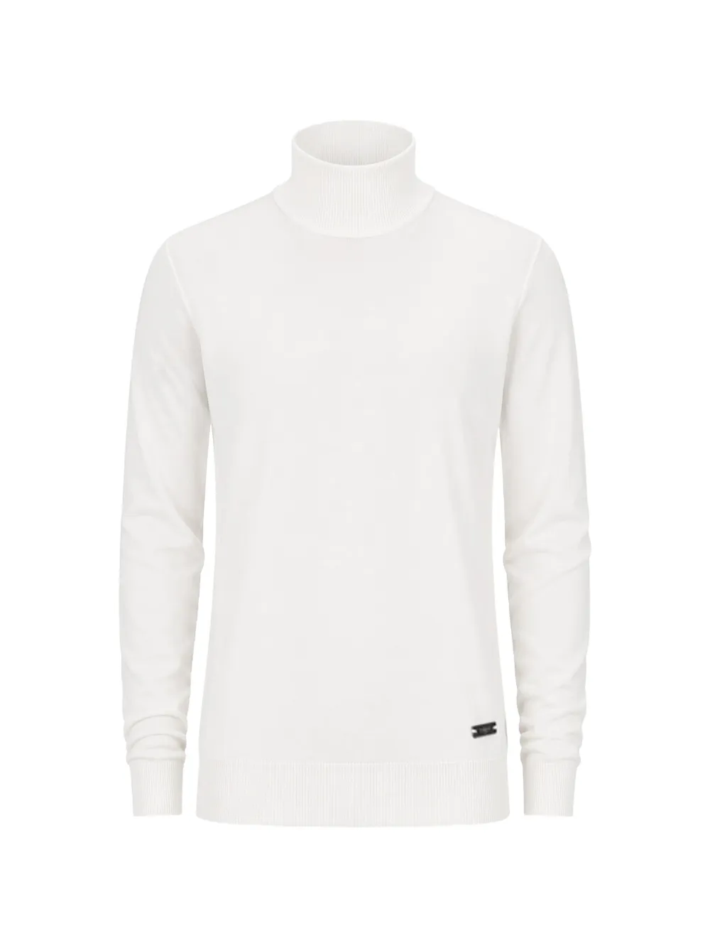 Baldinini mock-neck knitted sweater - Bianco