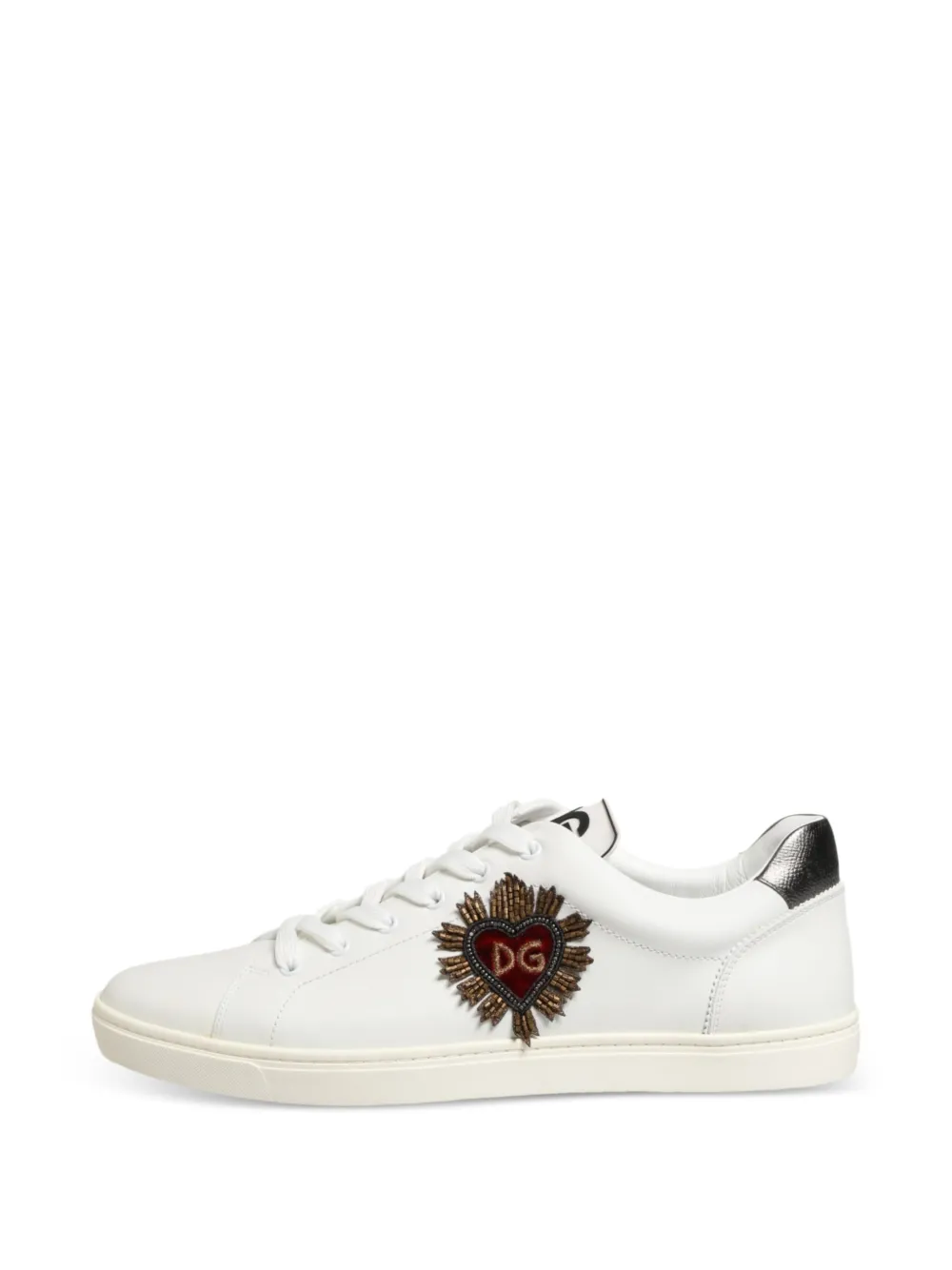 Dolce & Gabbana heart-motif sneakers Wit